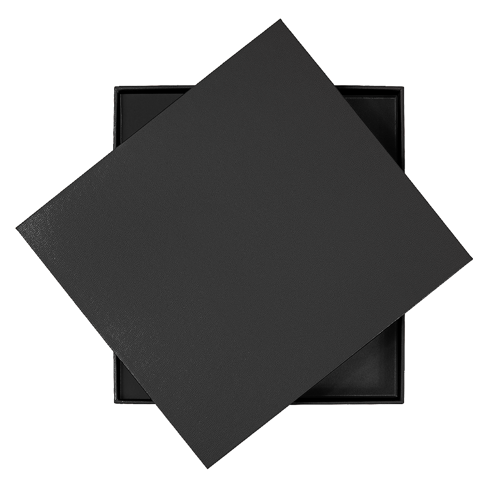 Коробка подарочная, размер  203*220*30 мм,  Solution Gift Soft Touch для ежедневника и ручки, черная