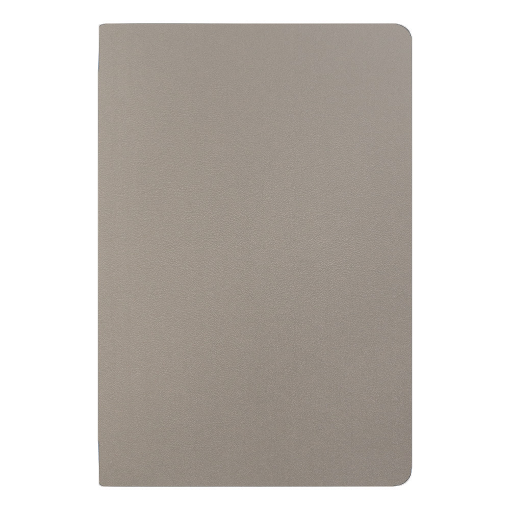Ежедневник Flexy Velours de soie  А5, серый, недатированный, в гибкой обложке