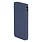 Внешний аккумулятор (powerbank)  «WeCharge Soft Touch»,  10 000 mAH, Power Delivery (PD) 25.5W, со светящимся логотипом после гравировки, c цифровым дисплеем для контроля заряда, темно-синий_ТЕМНО-СИНИЙ