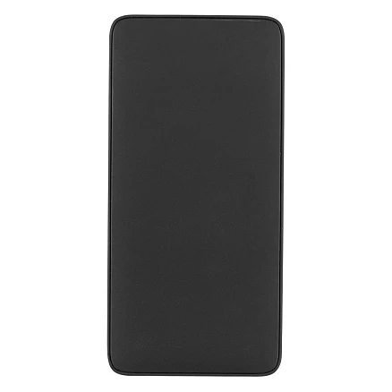 Внешний аккумулятор (powerbank)  «WeCharge Soft Touch»,  10 000 mAH, Power Delivery (PD) 25.5W, со светящимся логотипом после гравировки, c цифровым дисплеем для контроля заряда, черный