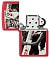 Зажигалка ZIPPO Skull King Queen Beauty с покрытием Red Matte, латунь/сталь, красная, 38x13x57 мм small_img_4