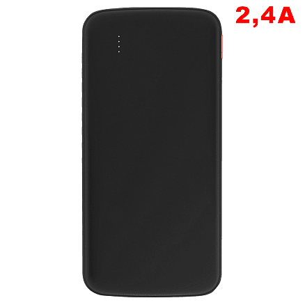 Внешний аккумулятор «Universal», 10 000 mAH, 5V 2.4 A, черный