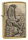 Зажигалка ZIPPO Eagles, с покрытием Brushed Brass, латунь/сталь, золотистая, матовая, 38x13x57 мм small_img_1