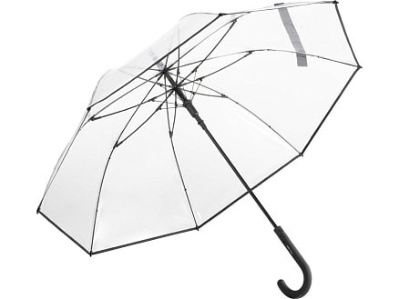 Зонт 7112 AC regular umbrella FARE® Pure  transparent-black