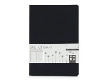 Скетчбук Sketch & Art в мягком переплете 147х210 мм, 24 л. белой бумаги 150 г/м2, черный