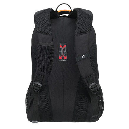 Рюкзак TORBER ROCKIT черный/оранжевый, полиэстер/добби, 32x15x46 см, 22 л
