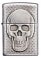 Зажигалка ZIPPO Skull Design с покрытием Brushed Chrome, латунь/сталь, серебристая, 38x13x57 мм small_img_2