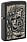 Зажигалка ZIPPO Gory Tattoo с покрытием Black Matte, латунь/сталь, черная, матовая, 38x13x57 мм_COLOR_48616