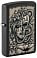 Зажигалка ZIPPO Gory Tattoo с покрытием Black Matte, латунь/сталь, черная, матовая, 38x13x57 мм small_img_1