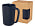 Керамическая кружка Perk объемом 480 мл, темно-синий_темно-синий