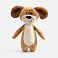 Мягкая игрушка Beastie Toys, собачка с белым шарфом small_img_2