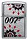Зажигалка ZIPPO James Bond™ с покрытием Brushed Chrome, латунь/сталь, серебристая, 38x13x57 мм small_img_2