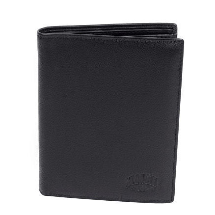 Бумажник KLONDIKE Claim, натуральная кожа в черном