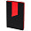 Ежедневник Bookmark, недатированный, черный с красным_недатированный