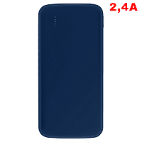 Внешний аккумулятор «Universal», 10 000 mAH, 5V 2.4 A, темно-синий
