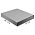 Подарочная коробка, размер 29,7*28,0*4,5 см, Solution Prestige Magnum Linen с магнитным клапаном под индивидуальную вырубку, серебристая, с бежевым ложементом_серебристый, бумага под лён