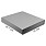 Подарочная коробка, размер 29,7*28,0*4,5 см, Solution Prestige Magnum Linen с магнитным клапаном под индивидуальную вырубку, серебристая, с бежевым ложементом_СЕРЕБРИСТЫЙ, БУМАГА ПОД ЛЁН