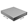 Подарочная коробка, размер 29,7*28,0*4,5 см, Solution Prestige Magnum Linen с магнитным клапаном под индивидуальную вырубку, серебристая, с бежевым ложементом small_img_1