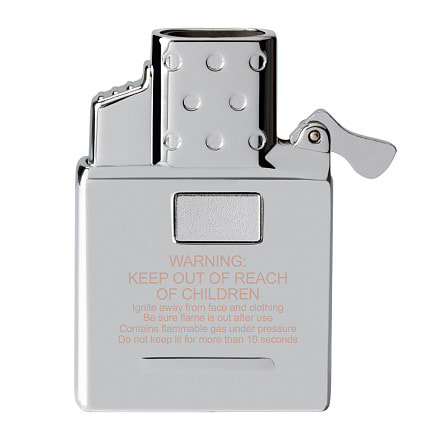 Газовый вставной блок для широкой зажигалки Zippo, двойное пламя, нержавеющая сталь