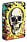 Зажигалка ZIPPO Skull Design с покрытием Glow In The Dark Green,латунь/сталь,разно_РАЗНОЦВЕТНЫЙ