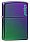Зажигалка ZIPPO Classic с покрытием Iridescent, латунь/сталь, фиолетовая, матовая, 38x13x57 мм_ФИОЛЕТОВЫЙ