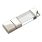 Флеш накопитель USB 2.0 Crystal v2 32GB, металл/стекло, прозрачный/серебристый, подсветка синим_СЕРЕБРИСТЫЙ