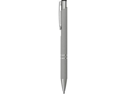 Ручка металлическая шариковая C1 софт-тач, серый (Р)