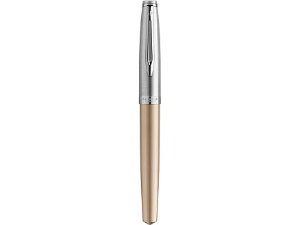 Ручка роллер Waterman Embleme цвет GOLD CT, цвет чернил: черный