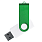 Флеш накопитель USB 2.0 Twister Сolor Mix 16GB, пластик Софт Тач/металл, белый/зеленый_БЕЛЫЙ 12