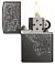 Зажигалка ZIPPO Classic с покрытием Gray, латунь/сталь, серая, матовая, 38x13x57 мм small_img_3