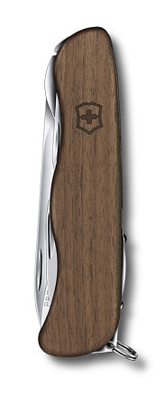 Нож перочинный VICTORINOX Forester, 111 мм, 10 функций, с фиксатором лезвия, деревянная рукоять