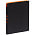 Ежедневник Flexpen Black ver.2, недатированный, черный с оранжевым_недатированный