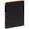 Ежедневник Flexpen Black ver.2, недатированный, черный с оранжевым_НЕДАТИРОВАННЫЙ