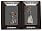 Набор ZIPPO Влюбленные зомби из двух зажигалок с покрытием Iron Stone™, серые, матовые_СЕРЫЙ