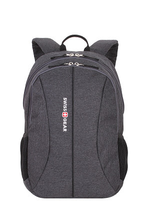 Рюкзак SWISSGEAR 13'', cерый, ткань Grey Heather/ полиэстер 600D PU , 33х16х45 см, 23 л