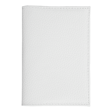 Обложка для паспорта Leather Sky Flotter Trend Print Sample Lada из натуральной кожи, белая
