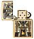 Зажигалка ZIPPO Art Deco Flame с покрытием High Polish Brass, латунь/сталь, золотистая, 38x13x57мм small_img_4