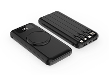 Внешний аккумулятор Authority с беспроводной зарядкой, 10000 Mah, чёрный