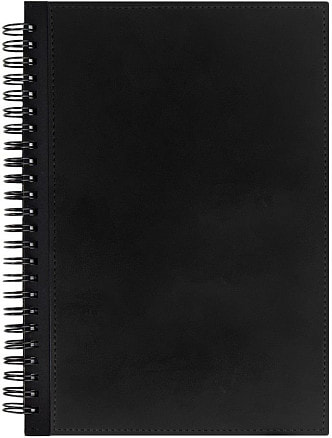 Ежедневник Notera Maxi, недатированный, черный