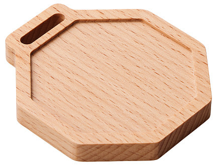 Медаль из бука Octagon, ромб