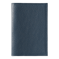 Обложка для паспорта Leather Sky Flotter Trend из натуральной кожи, темно-синяя 4142С