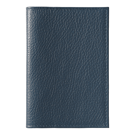 Обложка для паспорта Leather Sky Flotter Trend из натуральной кожи, темно-синяя 4142С