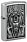 Зажигалка ZIPPO Barbarian Design с покрытием Street Chrome, латунь/сталь, серебристая, 38x13x57 мм_СЕРЕБРИСТЫЙ