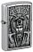 Зажигалка ZIPPO Barbarian Design с покрытием Street Chrome, латунь/сталь, серебристая, 38x13x57 мм small_img_1