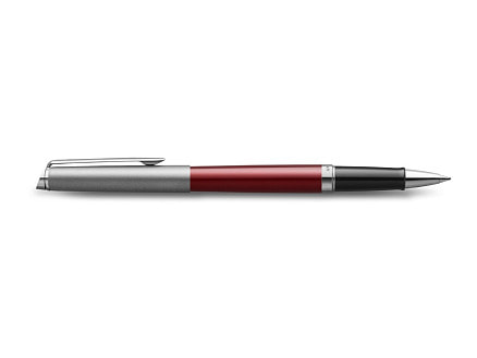 Ручка роллер Waterman Hemisphere Entry Point Stainless Steel with Red Lacquer в подарочной упаковке