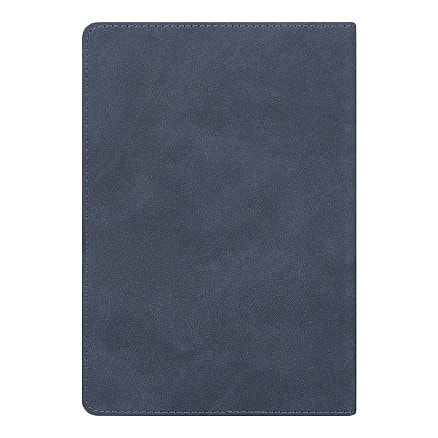 Ежедневник Flexy Tenero Suede A5, синий, недатированный, в гибкой обложке с петлей для ручки