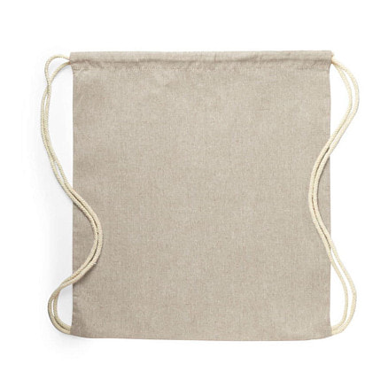 Рюкзак KONIM, бежевый, 42x38 см, 100% переработанный хлопок, 120 г/м2