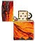 Зажигалка ZIPPO Lava Flow с покрытием 540 Tumbled Brass, латунь/сталь, оранжевая, 38x13x57 мм small_img_4