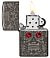 Зажигалка ZIPPO Armor™ Crystal с покрытием High Polish Black Ice®, латунь/сталь, чёрная, 38x13x57 мм small_img_3