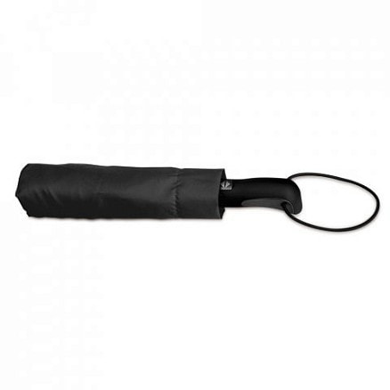 Зонт складной автоматический Forest Campanella Silver black, диаметр 110 см,  черный